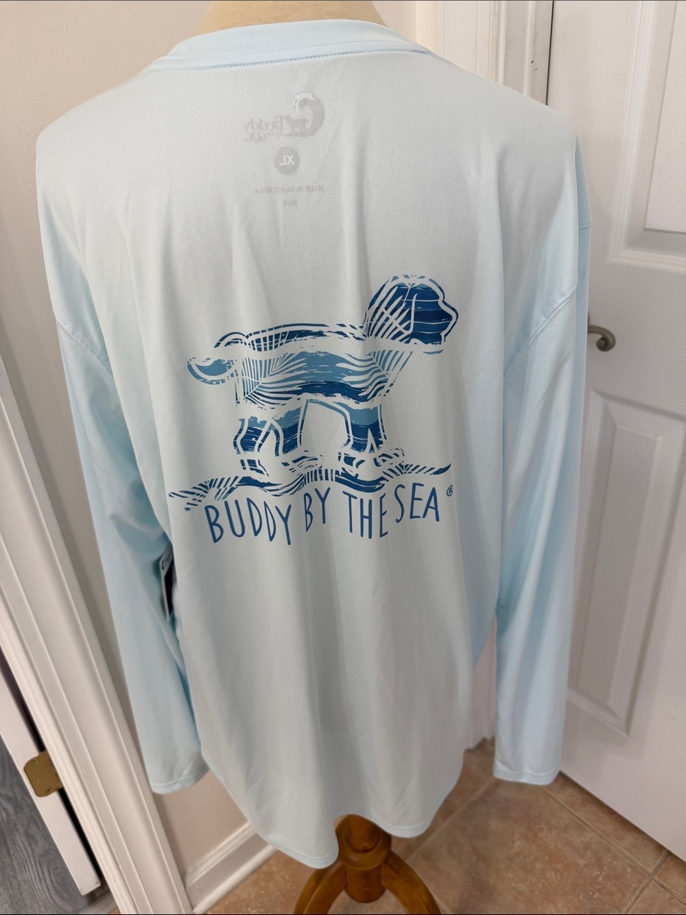 Buddy By The Sea Men’s UPF 50 Swim Coverup Long Sleeves